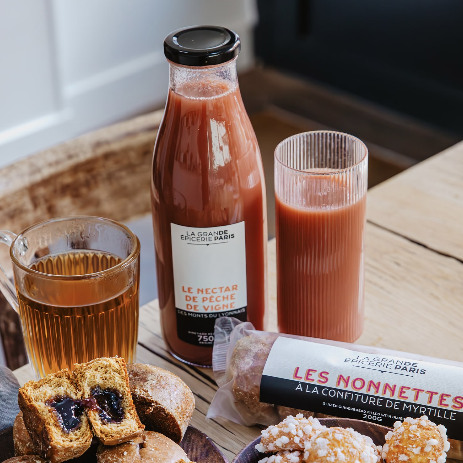 Le nectar de pêche de vigne des Monts du Lyonnais La Grande Épicerie de Paris