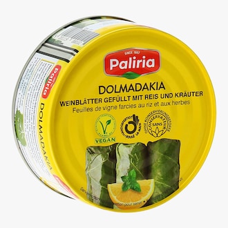 Feuilles de vigne farcies au riz et aux herbes Paliria