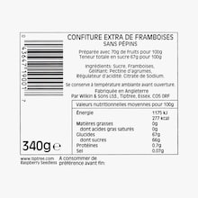 Confiture extra de framboises sans pépins Tiptree - Wilkin & Sons