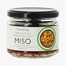 Miso bio r&eacute;duit en sel non pasteuris&eacute; Clearspring