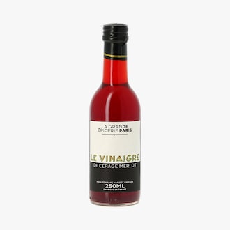 Vinaigre de vin rouge (c&eacute;page merlot) au mo&ucirc;t de raisin 6% d&rsquo;acidit&eacute; La Grande &Eacute;picerie de Paris