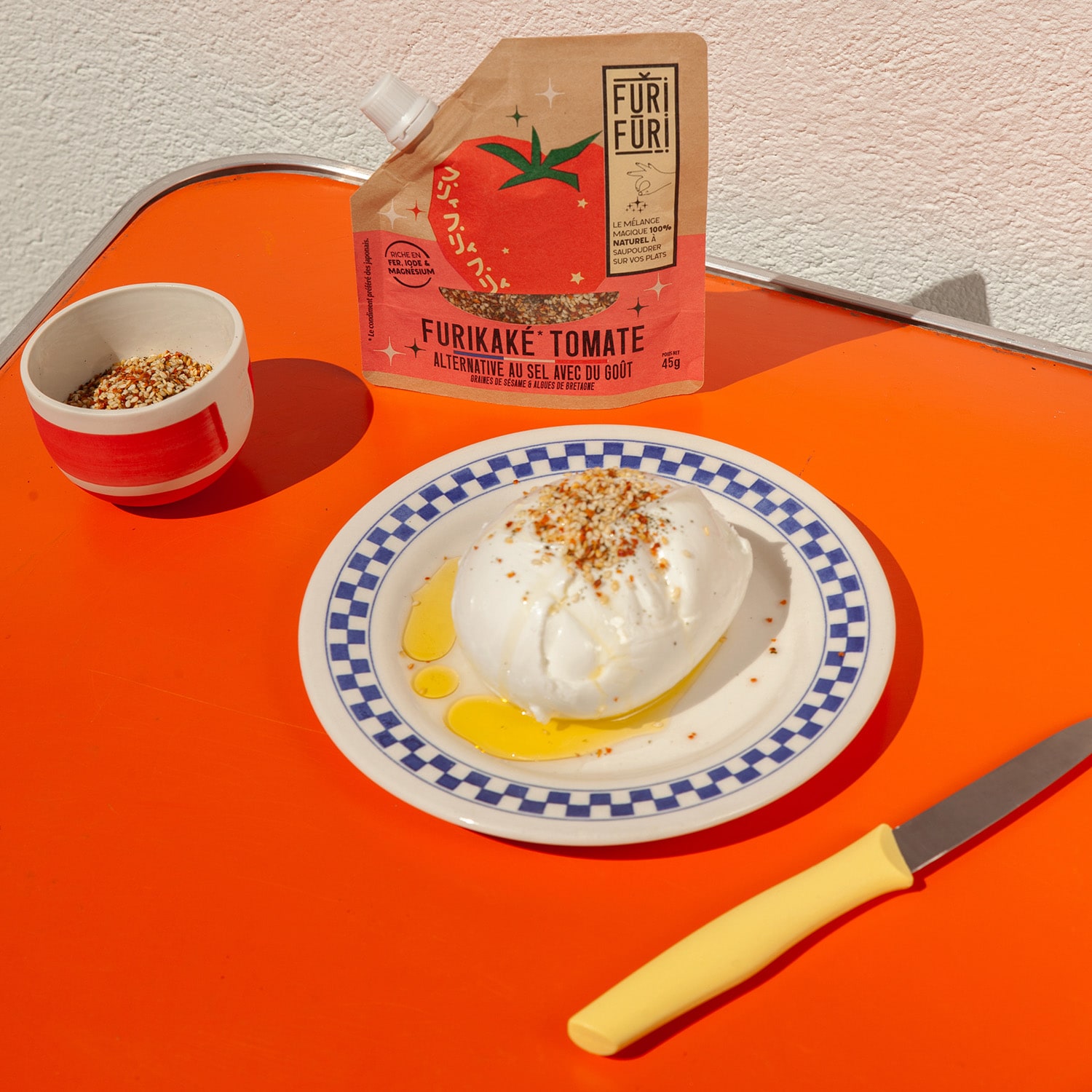 Furikaké tomate, graines de sésame et algues de Bretagne Furifuri