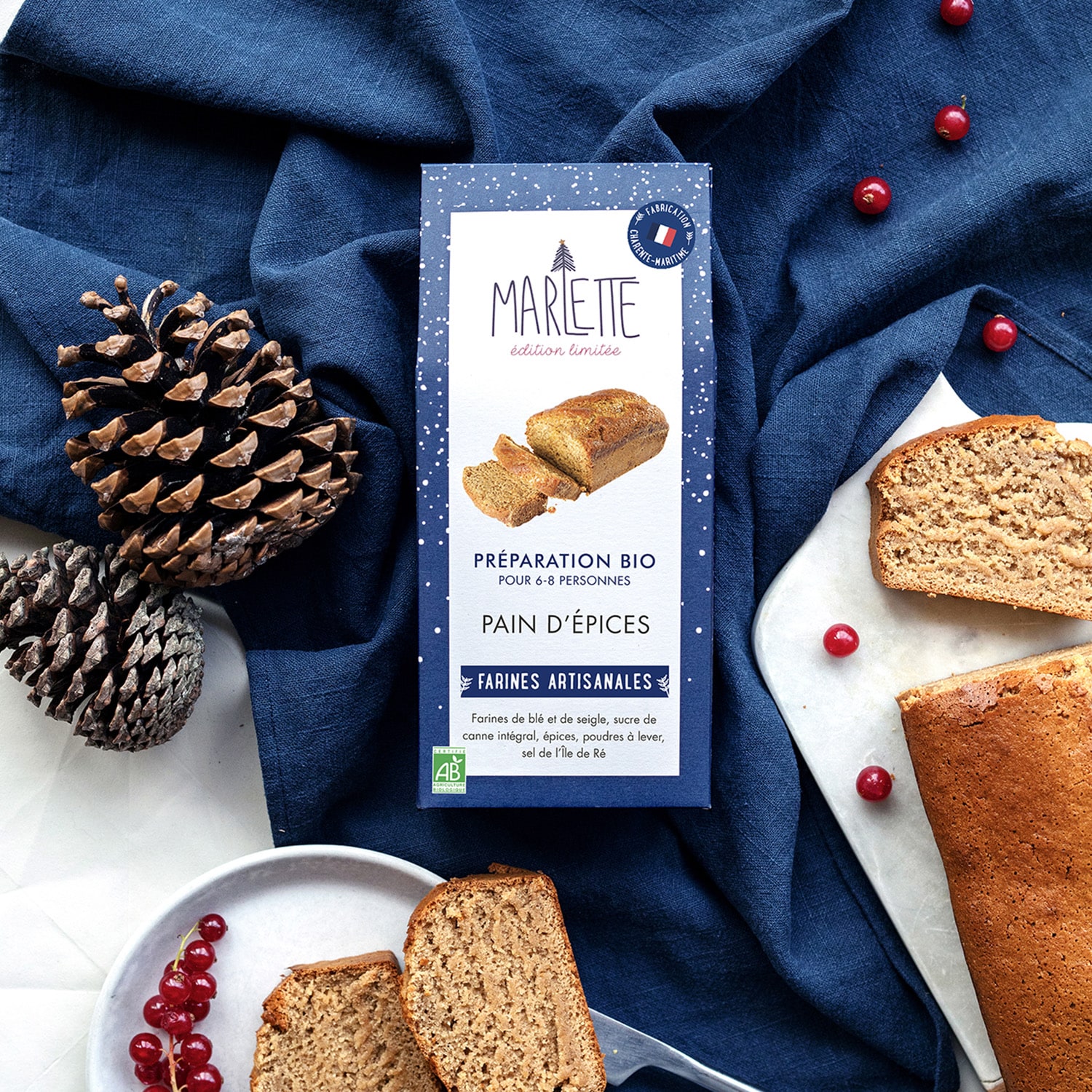 Préparation bio pour pain d’épices Marlette