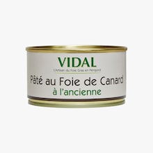 Pâté au foie de canard à l'ancienne Vidal