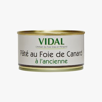 Pâté au foie de canard à l'ancienne Vidal
