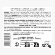 Préparation de fruits orange de Corse La Grande Épicerie de Paris
