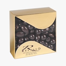 Raisins au sauternes enrobés de chocolat noir Reynaud