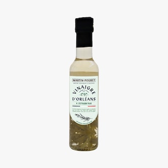 Vinaigre d'Orléans de vin blanc à l'estragon du Val de Loire Martin Pouret