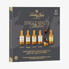 Coffret de bouteilles en chocolat Single Malts Anthon Berg
