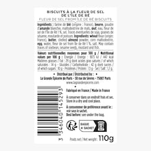 Petits biscuits à la fleur de sel de l'île de Ré La Grande Épicerie de Paris