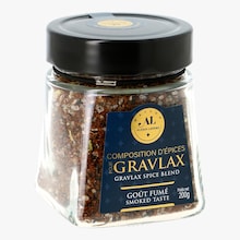 Composition d'épices pour gravlax - Goût fumé Maison Alexis Lepers