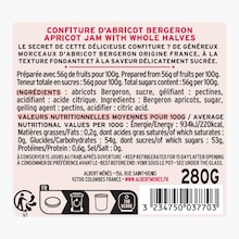 Confiture d'abricot Bergeron Albert Ménès