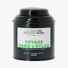 Voyage dans l&rsquo;Atlas, th&eacute; vert parfum&eacute; &agrave; la menthe La Grande &Eacute;picerie de Paris