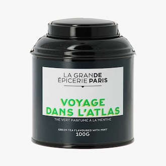 Voyage dans l&rsquo;Atlas, th&eacute; vert parfum&eacute; &agrave; la menthe La Grande &Eacute;picerie de Paris