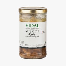 Mijoté d'oie aux châtaignes Vidal
