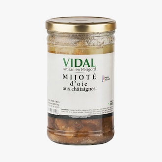 Mijoté d'oie aux châtaignes Vidal