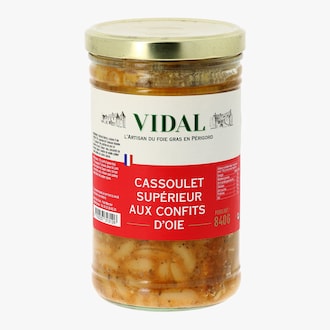 Cassoulet supérieur aux confits d'oie Vidal