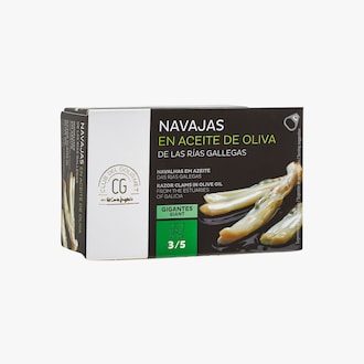 Couteaux des Rias Galiciennes à l'huile d'olive El Corte Inglés - Club del Gourmet