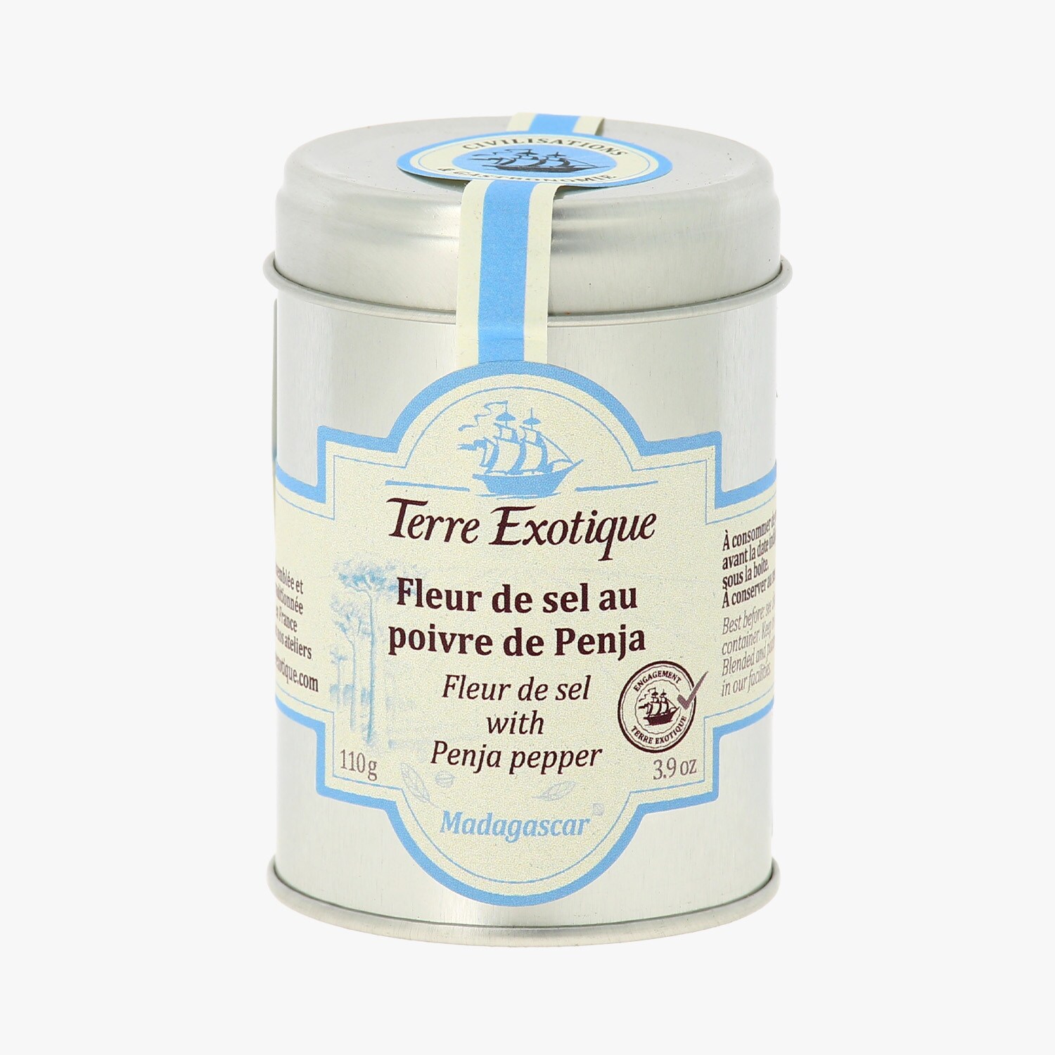 Fleur de sel au poivre de Penja Terre Exotique