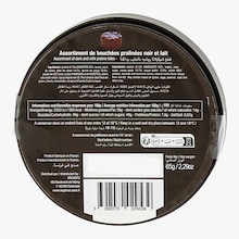 Bouchées pralinées au chocolat au lait et chocolat noir Angelina