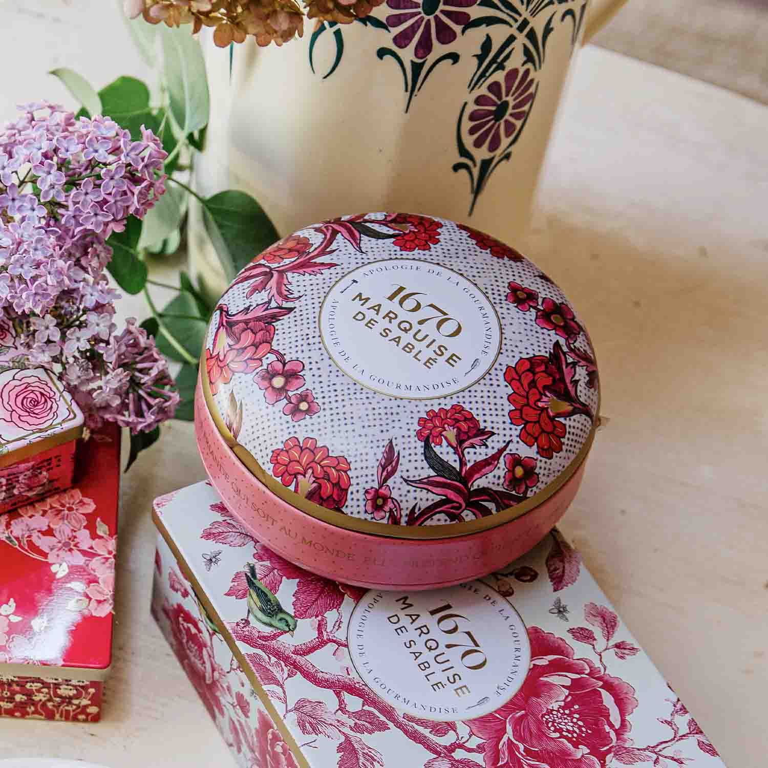 Sabl&eacute;s framboise - R&ecirc;verie fleurie La Sabl&eacute;sienne