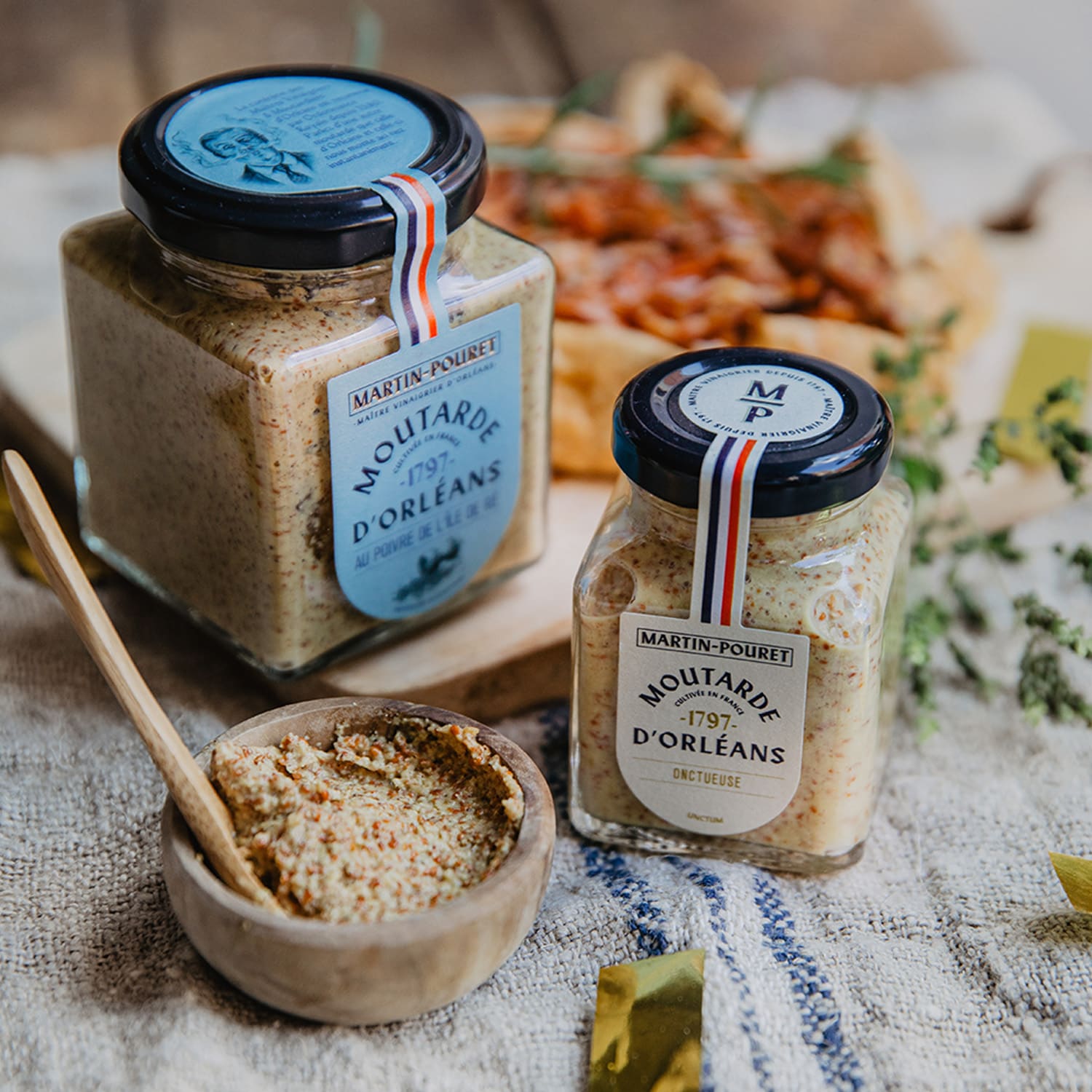 Moutarde d'Orléans au poivre de l'île de Ré Martin Pouret