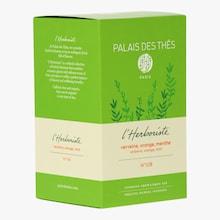 Infusion L'Herboriste N&deg;108, verveine, orange, menthe, biologique Palais des Th&eacute;s