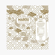 Tablette grand cru de chocolat noir du Vietnam, Lam Dong, 74% de cacao Marou