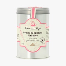Poudre de pistache d&eacute;shuil&eacute;e Terre Exotique