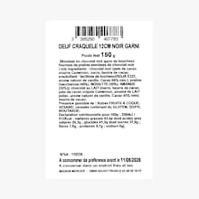 &OElig;uf craquel&eacute; chocolat noir garni Maison Mercier