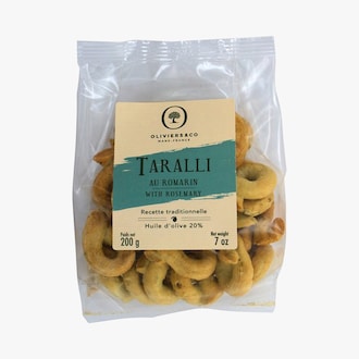 Biscuits salés au romarin Oliviers & Co