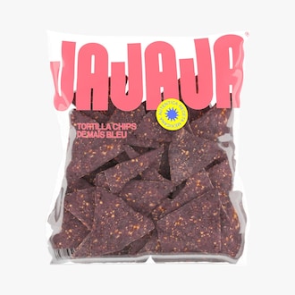 Tortilla chips de maïs bleu Jajaja