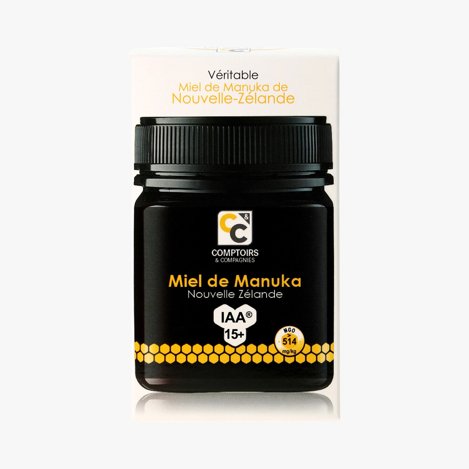 Miel de Manuka IAA15+, Nouvelle-Zélande, 250 g - Comptoirs et Compagnies