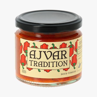 Ajvar spécialité des balkans doux tomates Ajvar Tradition