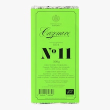 Tablette chocolat noir noisettes 60&nbsp;%, N&deg;11, biologique Cazenave