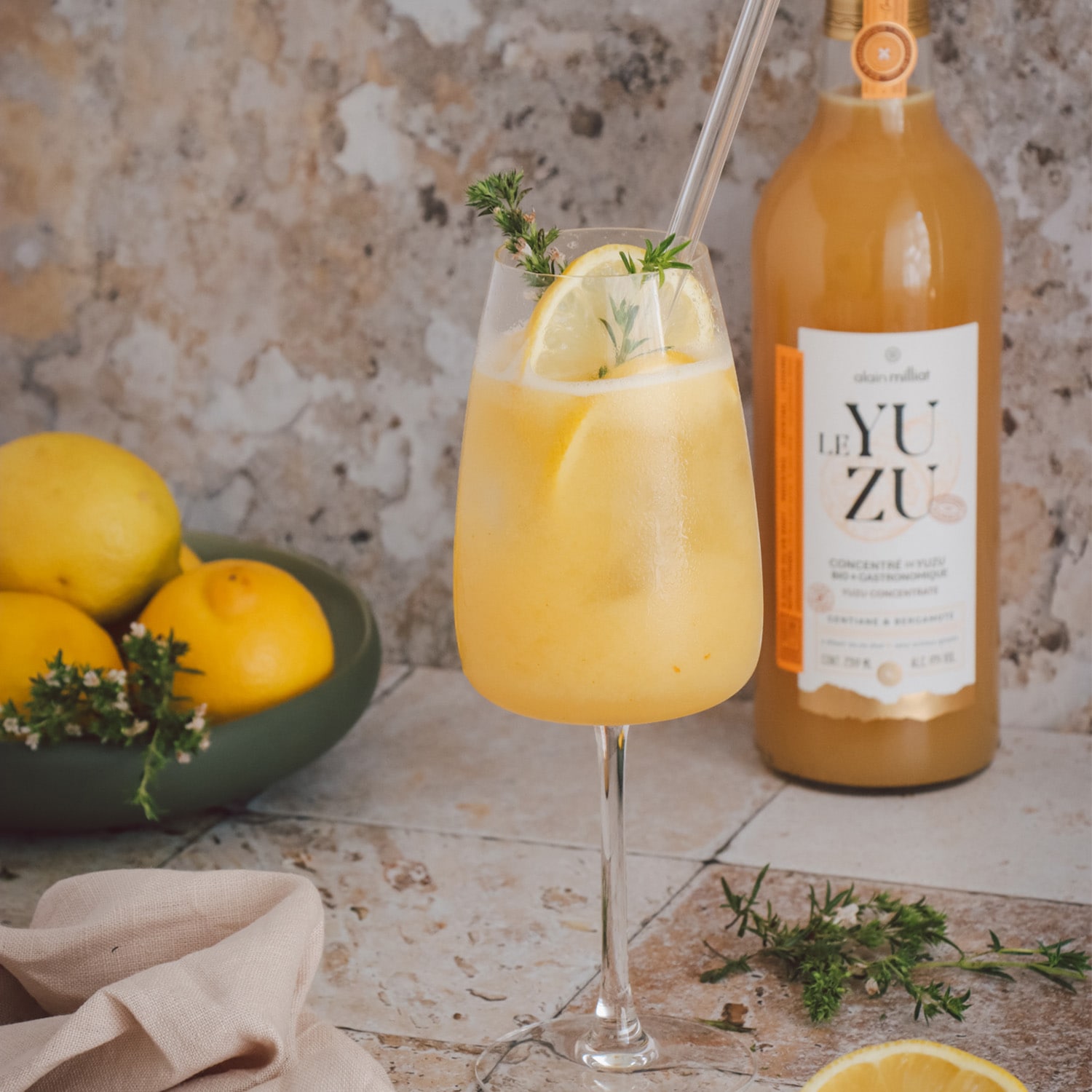 Le Yuzu : Concentr&eacute; de yuzu bio et gastronomique 750&nbsp;ml Alain Milliat
