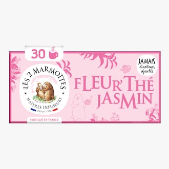Thé Fleur’thé Jasmin bio Les 2 Marmottes