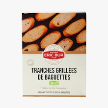 Tranches grill&eacute;es de baguette bio Eric Bur