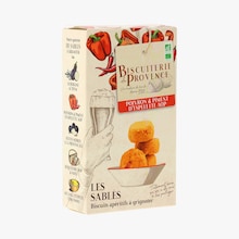 Sablés aux poivrons et piment d'Espelette AOP bio Biscuiterie de Provence