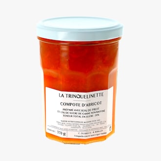 Compote d'abricot La Trinquelinette