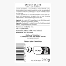 Le café « La Grande Épicerie de Paris », café en grains La Grande Épicerie de Paris