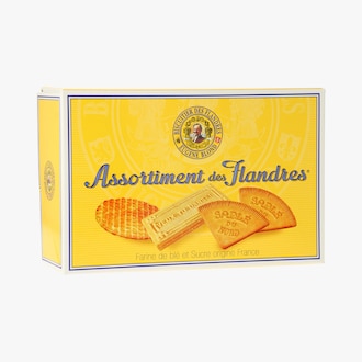 Assortiment des Flandres : Sabl&eacute;s du Nord, gaufres fines et gaufrettes Biscuiterie Eug&egrave;ne Blond