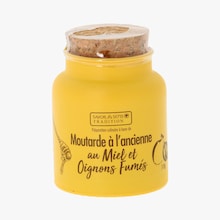 Moutarde au miel et oignons fum&eacute;s - Pr&eacute;paration culinaire Savor & Sens