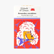 Amandes enrobées de chocolat noir et lait Le Chocolat des Français