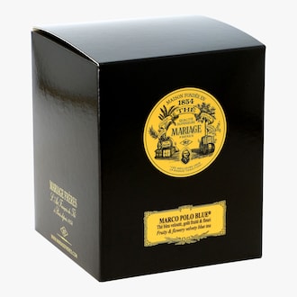 Marco Polo Blue - Thé bleu velouté, goût fruité et fleuri Mariage Frères