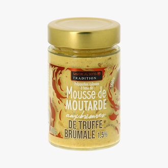 Mousse de moutarde aux brisures de truffe brumale et ar&ocirc;me - Pr&eacute;paration culinaire Savor & Sens