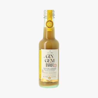 Le Gingembre : Concentré de gingembre bio et gastronomique 200 ml Alain Milliat