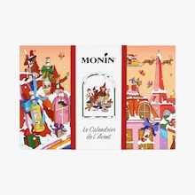 Calendrier de l&rsquo;Avent - Assortiment de saveurs pour boissons chaudes ou fra&icirc;ches, avec ou sans alcool Monin