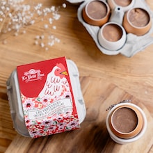 V&eacute;ritables &oelig;ufs au chocolat pralin&eacute; aux &eacute;clats de noisettes Le Petit Duc