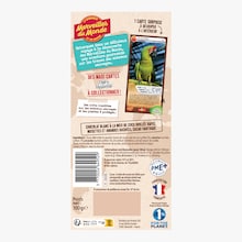 Tablette de chocolat blanc, noix de coco, noisettes et amandes pilées Merveilles du monde